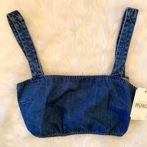 NWT Show me your mumu crop top Small